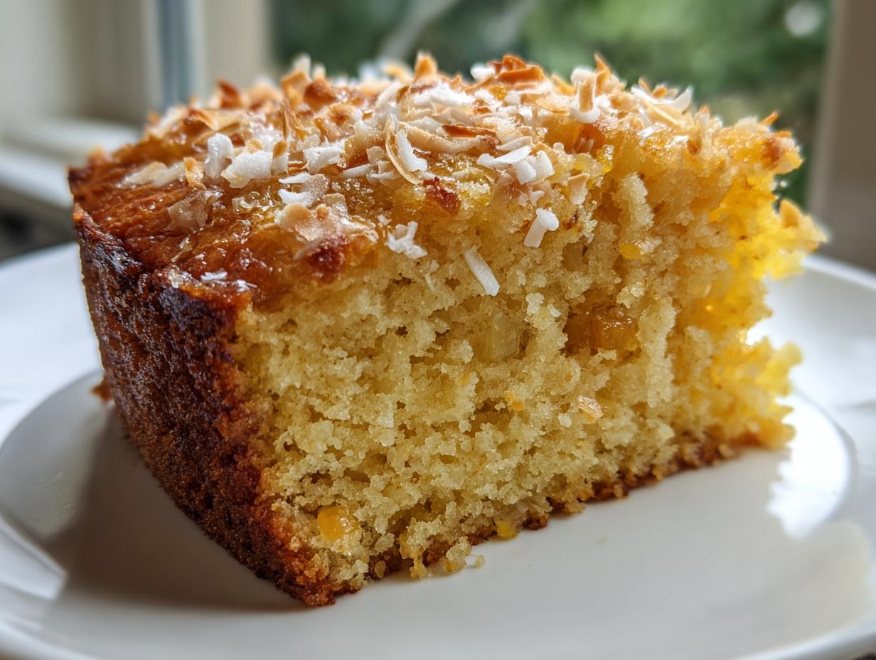 Pineapple Coconut Cake