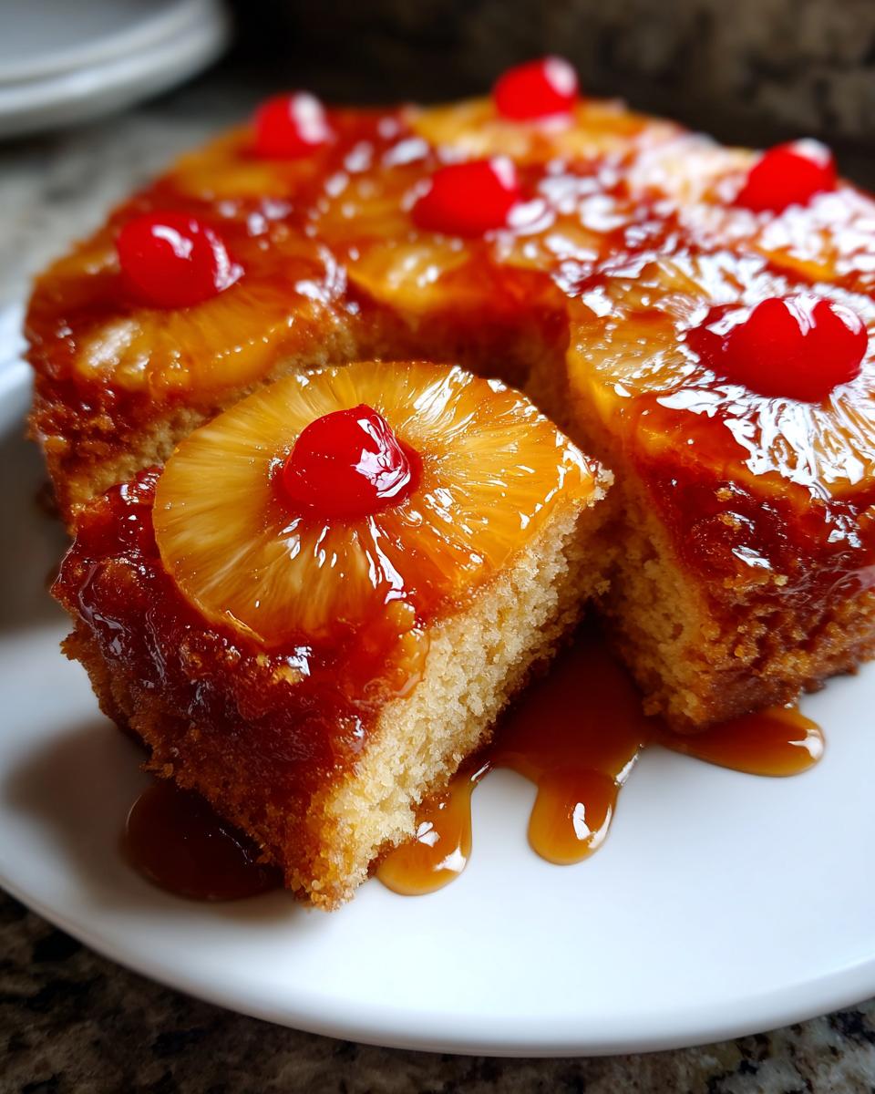 Pineapple Upside Down Cake - detail 2