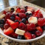 Red White and Blue Fruit Salad