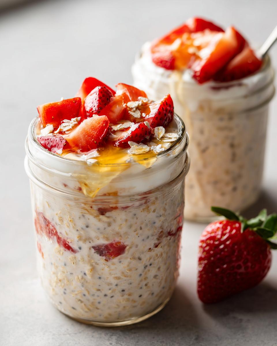Creamy 5-Minute Strawberry Banana Overnight Oats Magic 5 Strawberry Banana Overnight Oats - detail 2