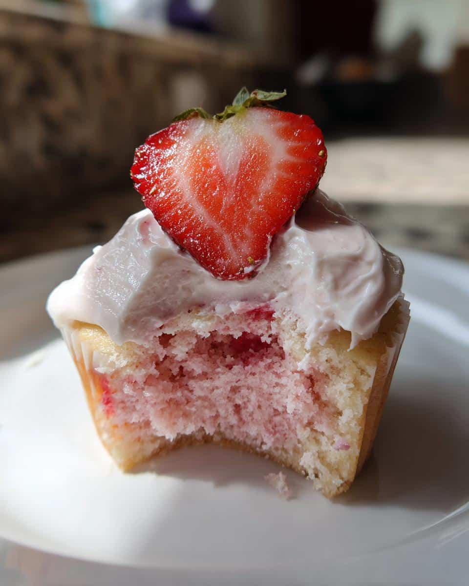 Strawberry Lemonade Cupcakes - detail 1