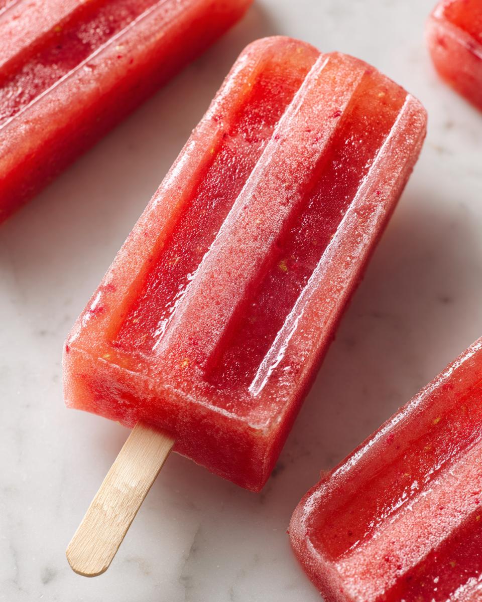 Irresistible 4-Ingredient Strawberry Lemonade Popsicles You'll Crave 5 Strawberry Lemonade Popsicles - detail 2