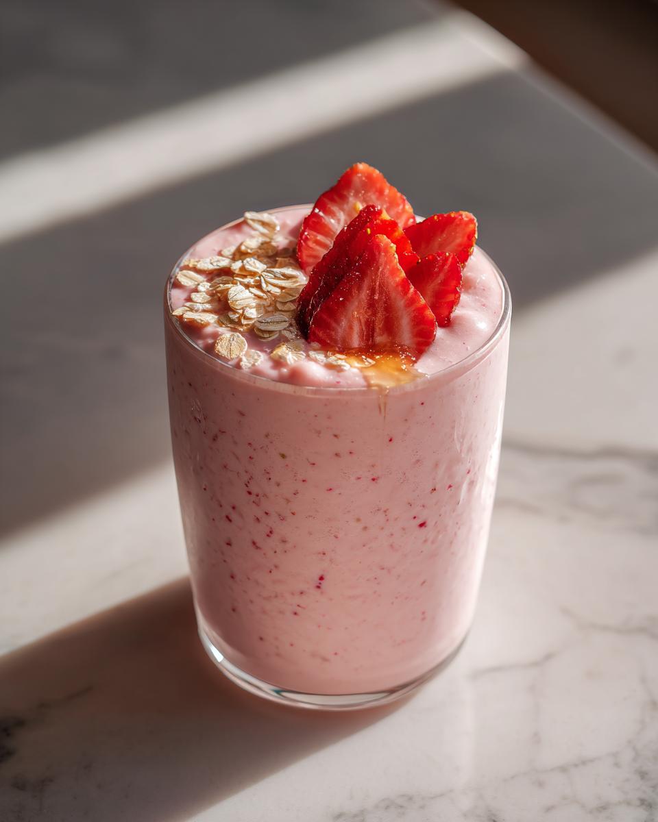 Strawberry Oatmeal Smoothie - detail 1