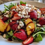 Strawberry Peach Salad