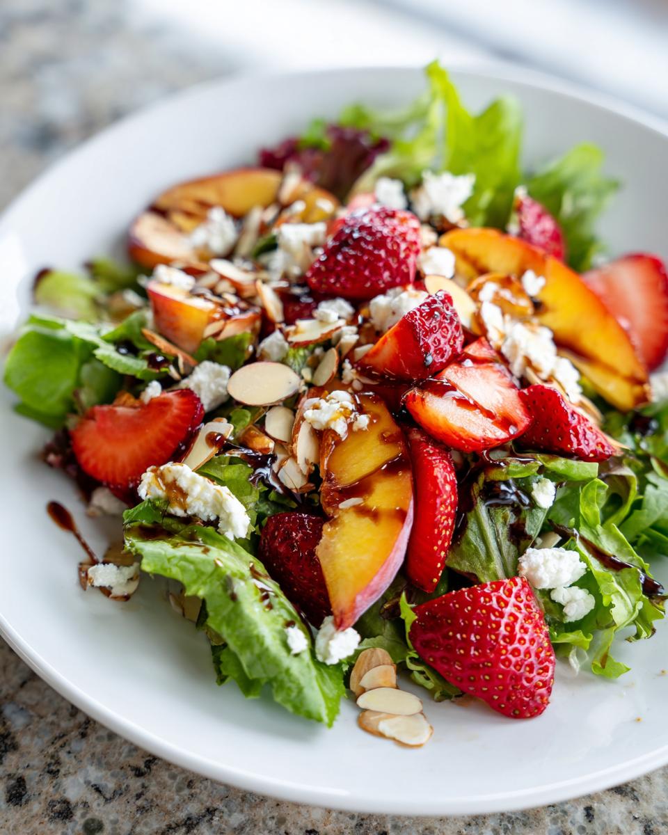 Strawberry Peach Salad - detail 2