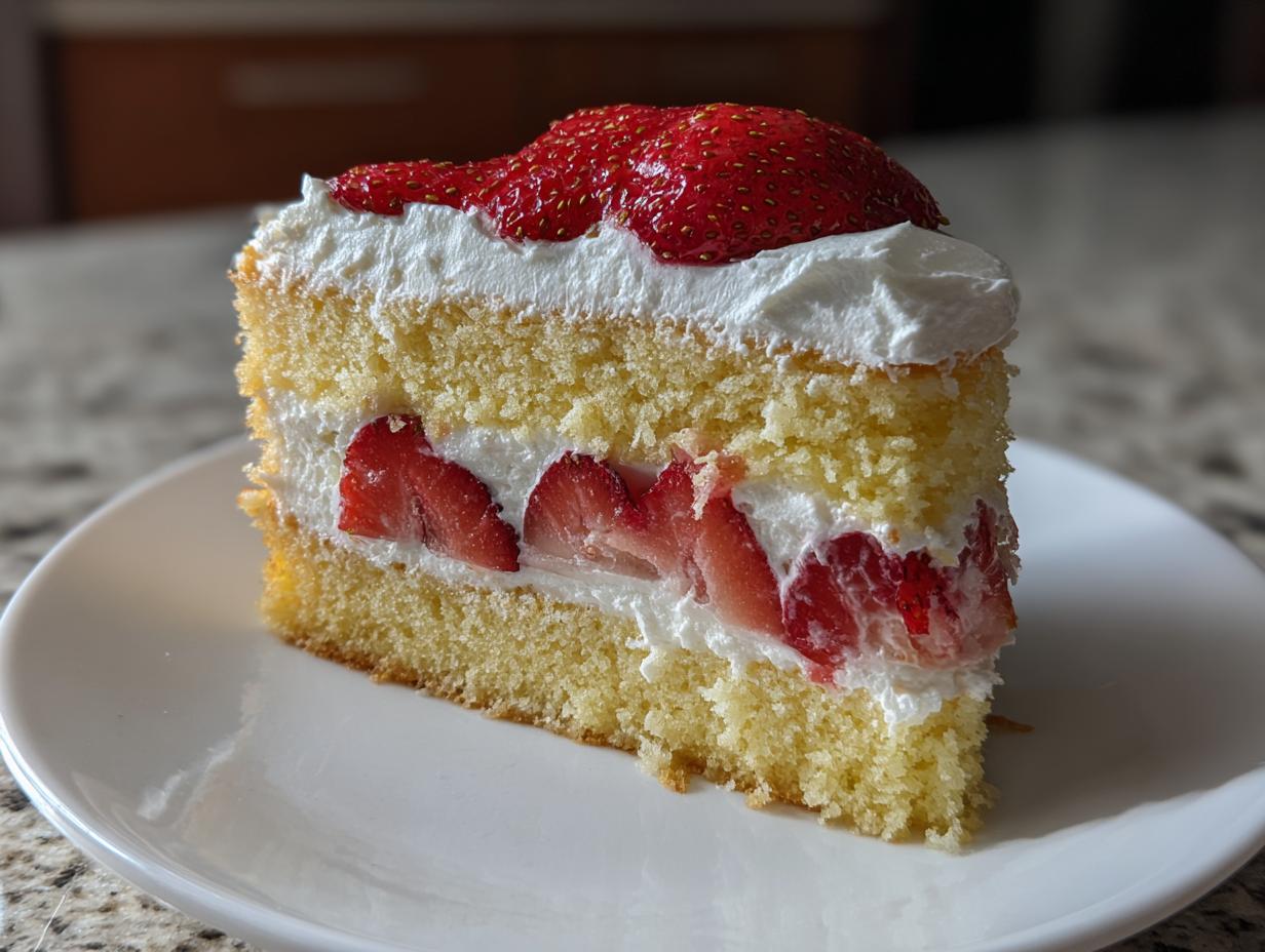 Strawberry Shortcake Cake
