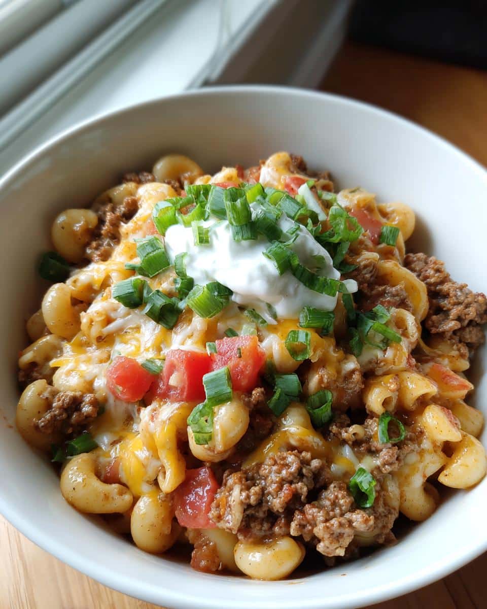 Taco pasta - detail 1