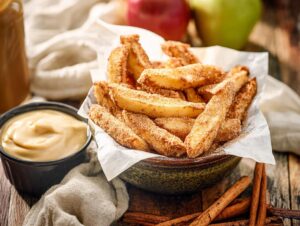 Home 6 Air Fryer Apple Fries