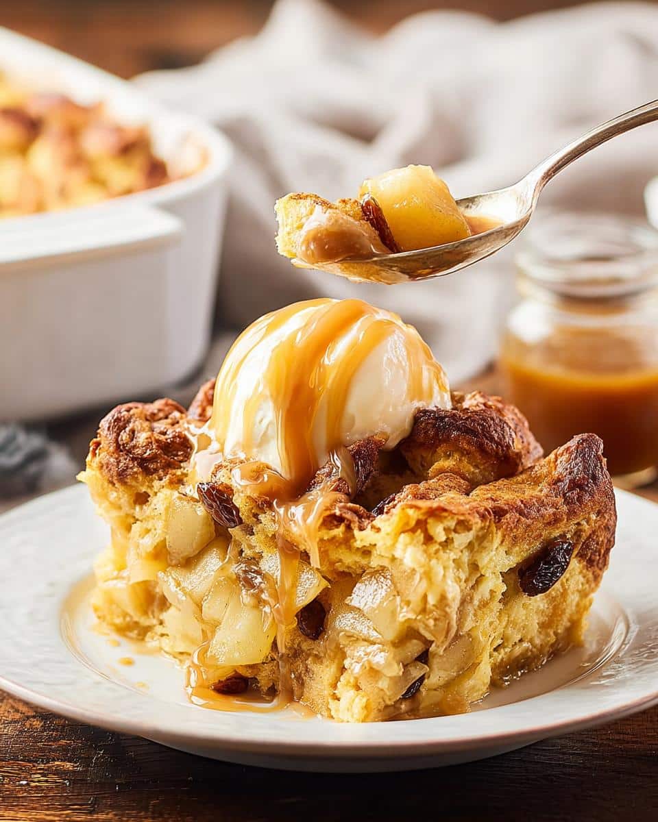 Irresistible Apple Bread Pudding in 45 Min 3 Apple Bread Pudding - detail 1