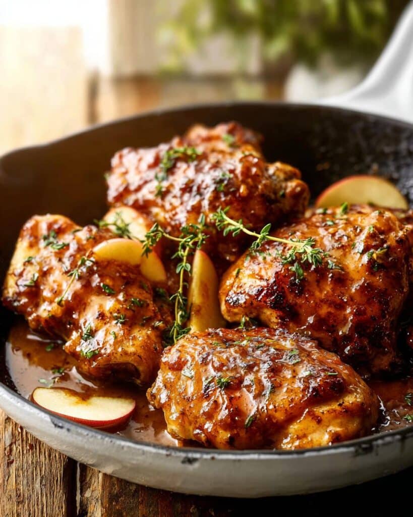 Juicy 30-Minute Apple Cider Glazed Chicken 3 Apple Cider Glazed Chicken