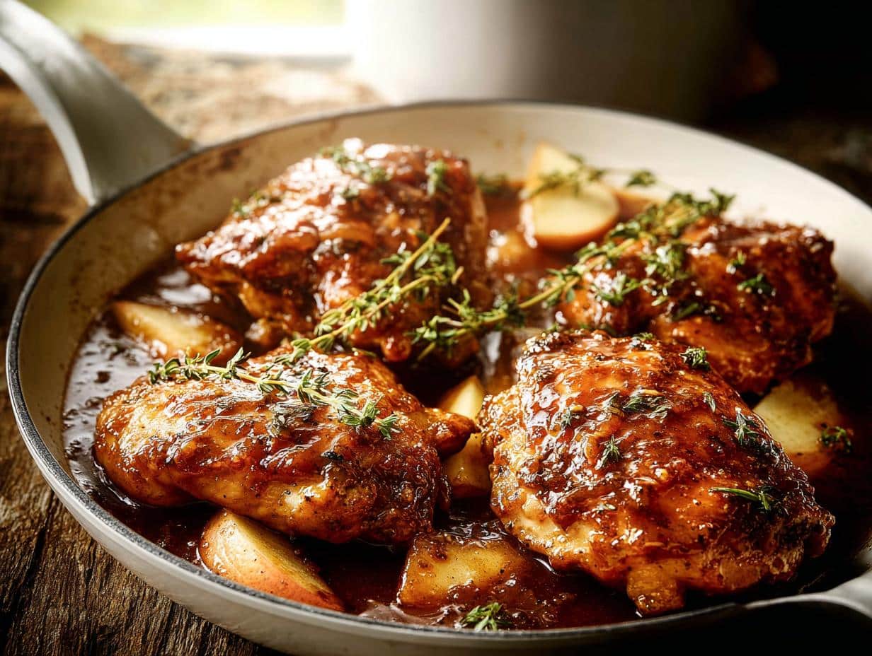 Home 11 Apple Cider Glazed Chicken