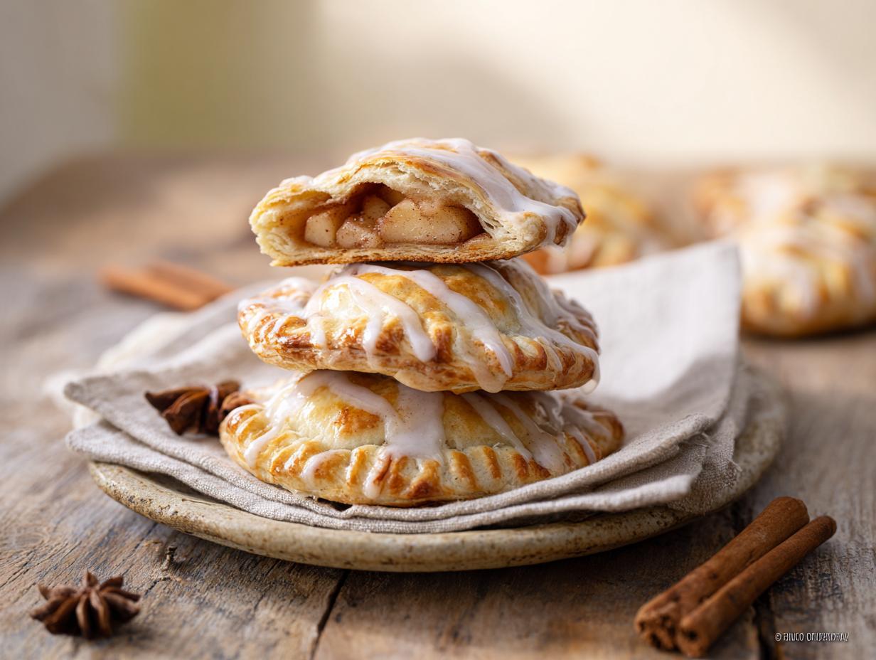 Home 17 Apple Cinnamon Roll Hand Pies