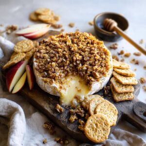 Home 8 Apple Crisp Baked Brie