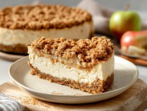 Home 5 Apple Crumble Cheesecake