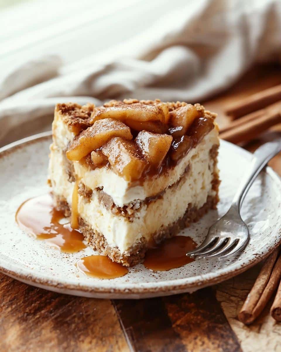 Apple Pie Cheesecake - detail 1
