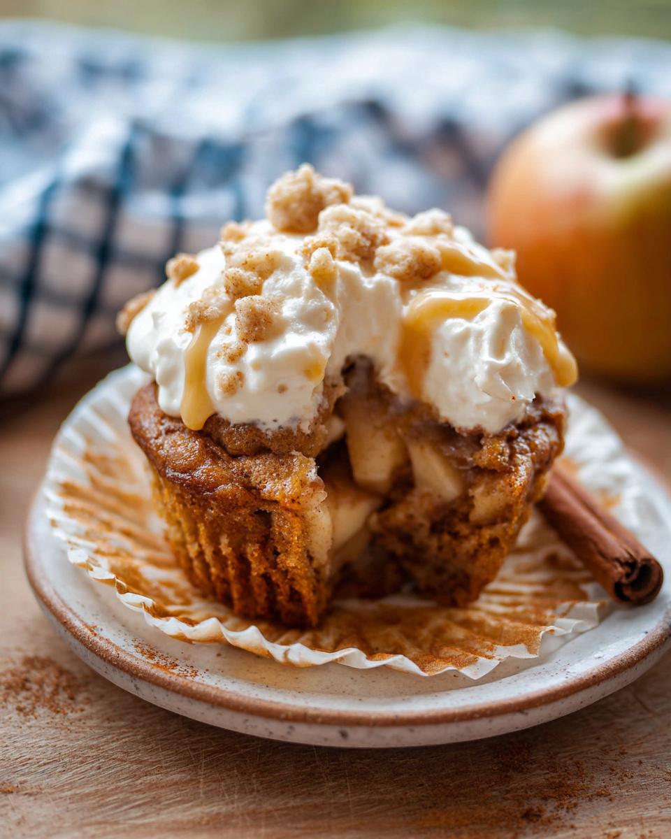 Apple Pie Stuffed Cupcakes: 1 Irresistible Surprise Inside 3 Apple Pie Stuffed Cupcakes - detail 1