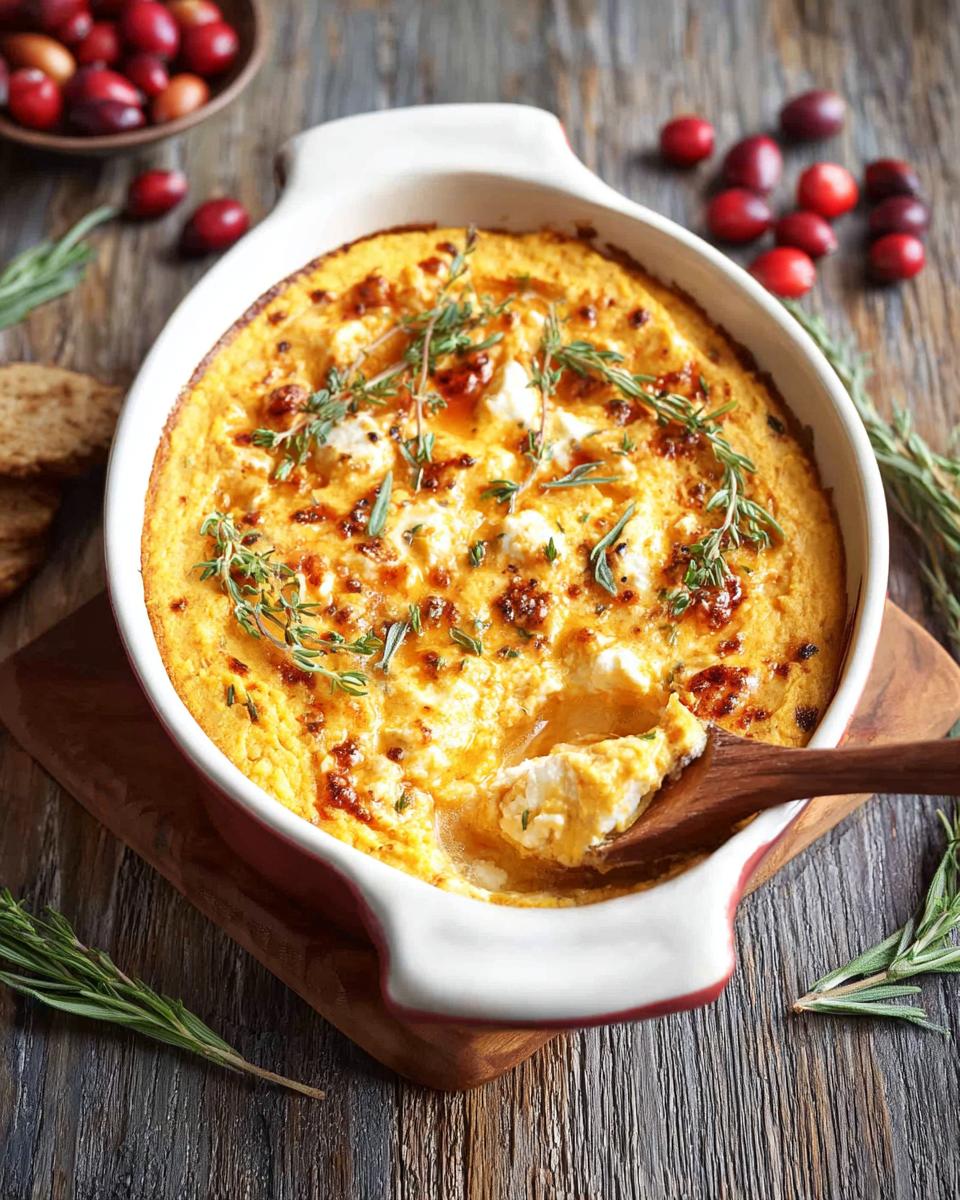 Perfect Blend: Baked Pumpkin Goat Cheese Dip Recipe 3 Baked Pumpkin Goat Cheese Dip - detail 1