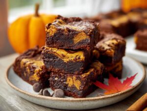 Home 5 Best Pumpkin Swirl Brownies