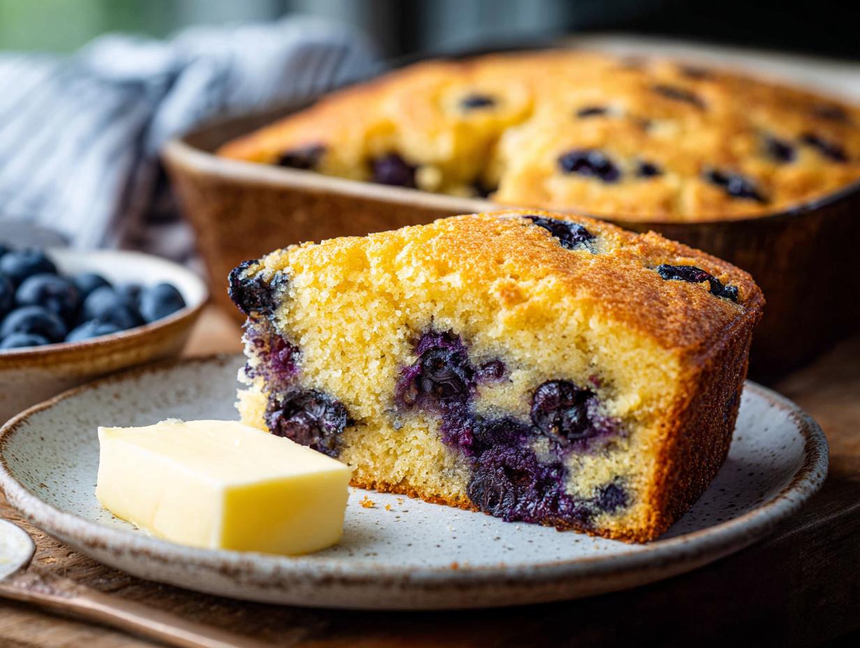 Home 16 Blueberry Cornbread