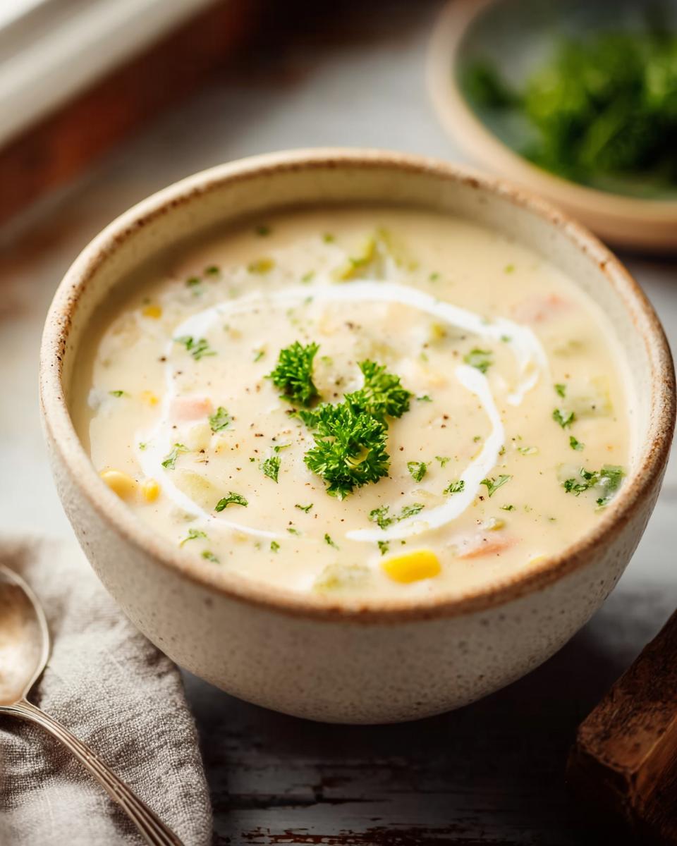 CREAMY VEGETABLE SOUP - detail 1