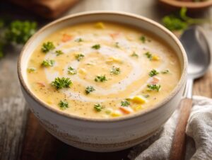 Home 11 CREAMY VEGETABLE SOUP