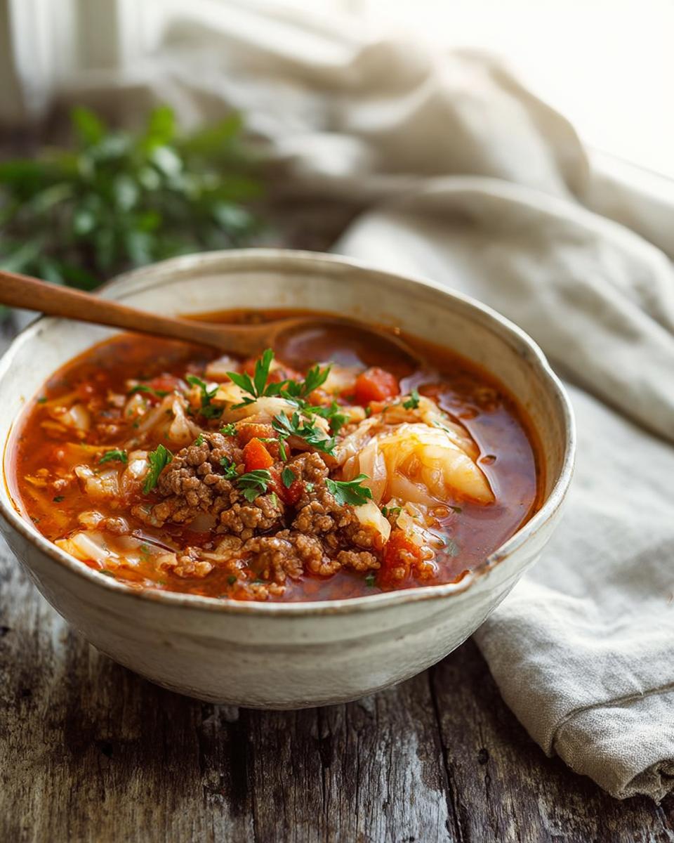 Quick 5-Step Cabbage Roll Soup Recipe Comfort 3 Cabbage Roll Soup Recipe - detail 1