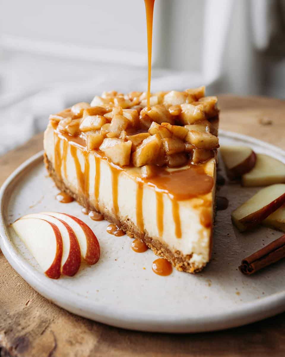 1 Crazy Good Caramel Apple Cheesecake You Need 3 Caramel Apple Cheesecake - detail 1