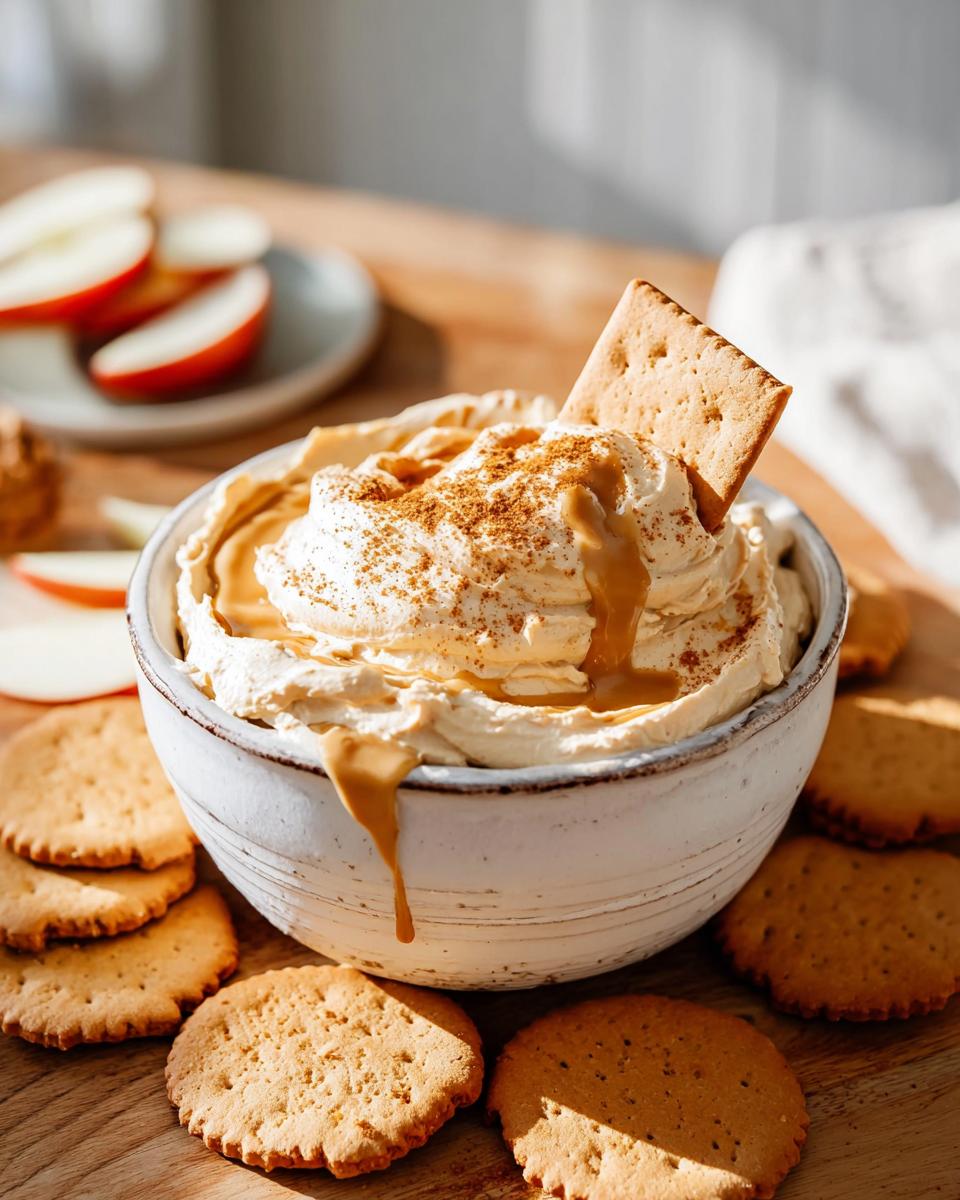 Caramel Pumpkin Cheesecake Dip - detail 1