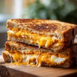 Cheddar Pumpkin Grilled Cheese