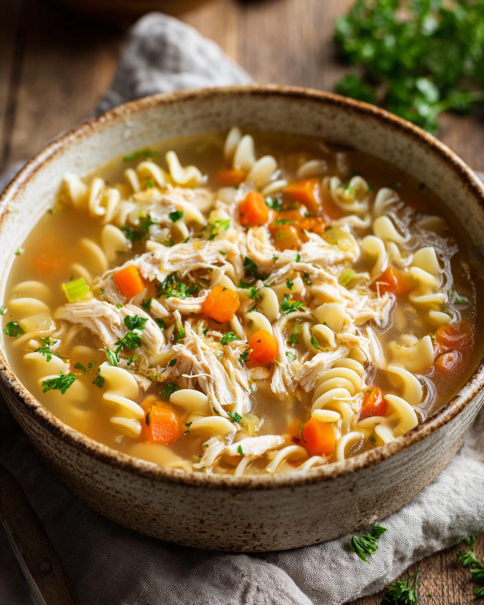 Chicken Noddle Soup: Quick 40-Minute Healing 3 Chicken Noddle soup - detail 1