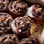 Chocolate Pecan Cinnamon Rolls 3 Secrets for Fluffy 4 Chocolate Pecan Cinnamon Rolls