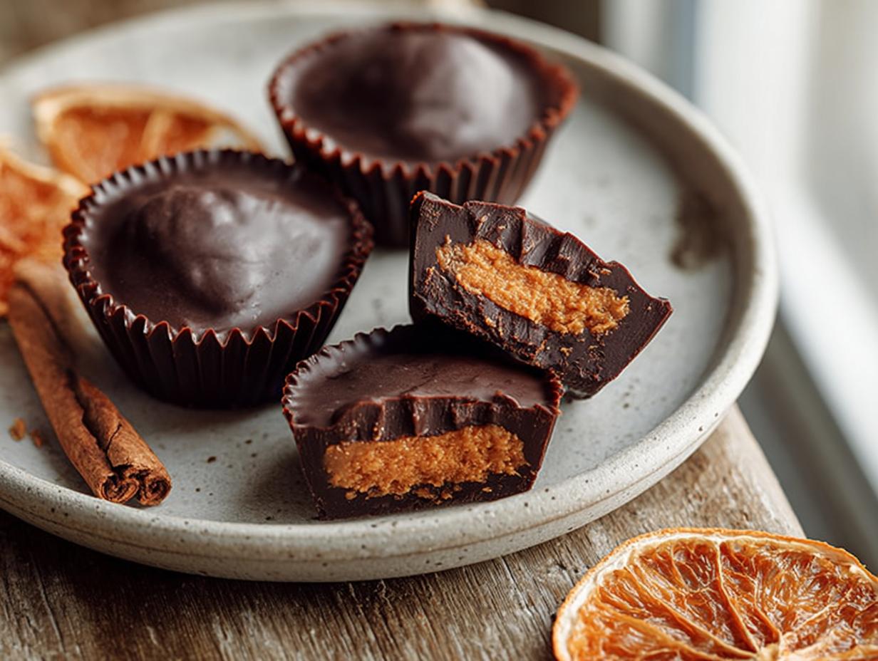 Chocolate Pumpkin Butter Cups