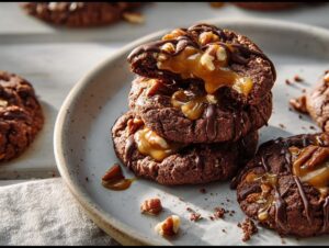 Home 11 Chocolate Turtle Cookies