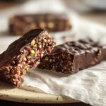 Try These Simple Chocolate Quinoa Crunch Bars 4 Chocolate quinoa crunch bars