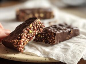 Home 9 Chocolate quinoa crunch bars