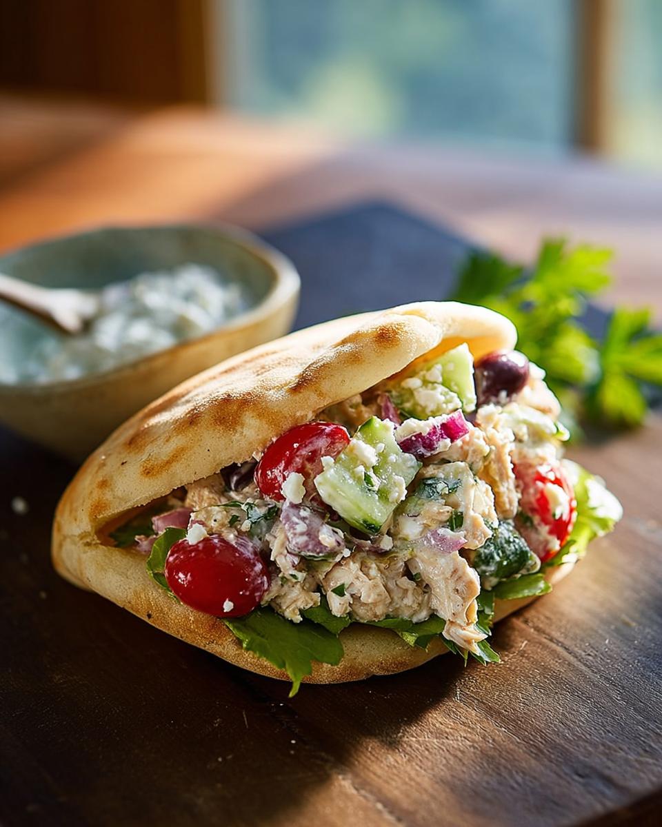 Irresistible 30-Min Chopped Greek Chicken Sandwich 3 Chopped Greek Chicken Sandwich - detail 1
