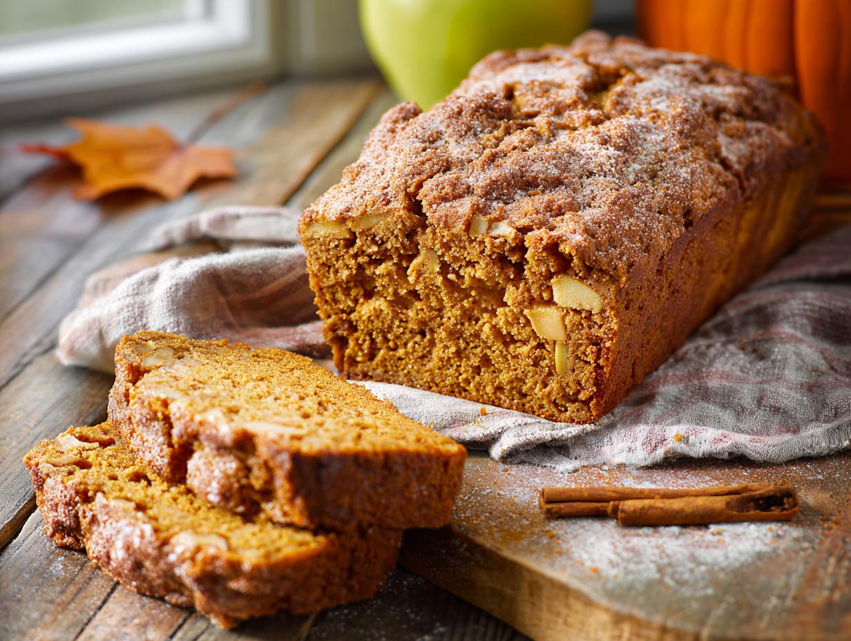 Cinnamon Apple Pumpkin Bread
