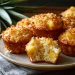 Coconut & Pineapple Cottage Cheese Muffins: 5g Protein Best 4 Coconut & Pineapple Cottage Cheese Muffins