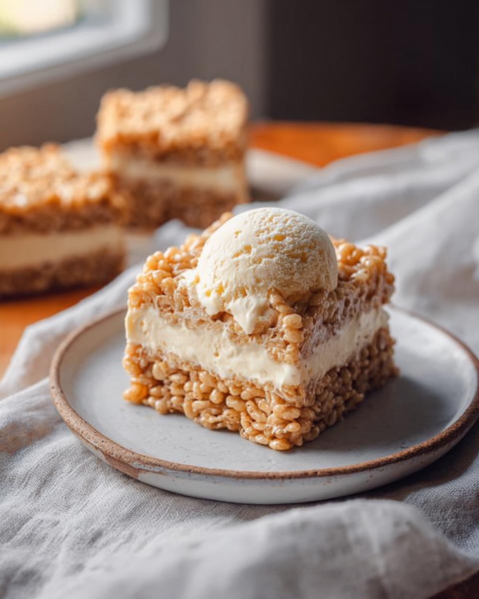 Copycat Rice Krispies Treats Ice Cream Sandwiches 4-Ingredient Joy 3 Copycat Rice Krispies Treats Ice Cream Sandwiches - detail 1