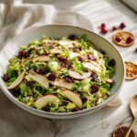 Cranberry Apple Brussels Sprouts Salad