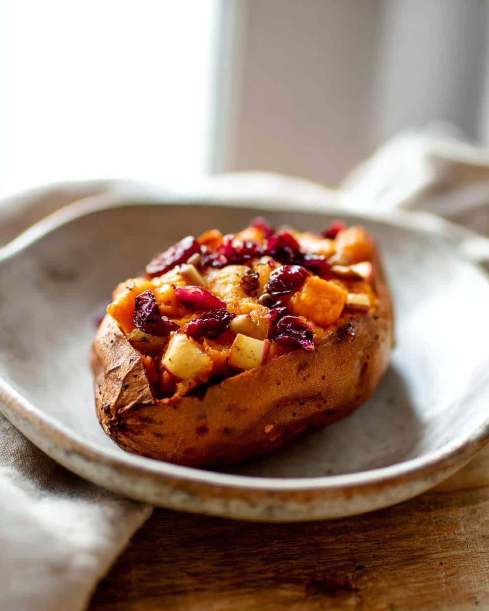 Try Cranberry Apple Twice-Baked Sweet Potatoes Now 3 Cranberry Apple Twice-Baked Sweet Potatoes - detail 1