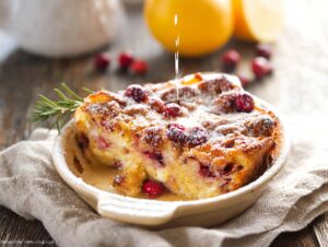 Home 3 Cranberry Bread Pudding