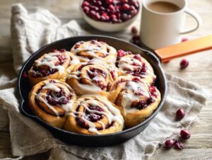 Home 4 Cranberry Cinnamon Rolls