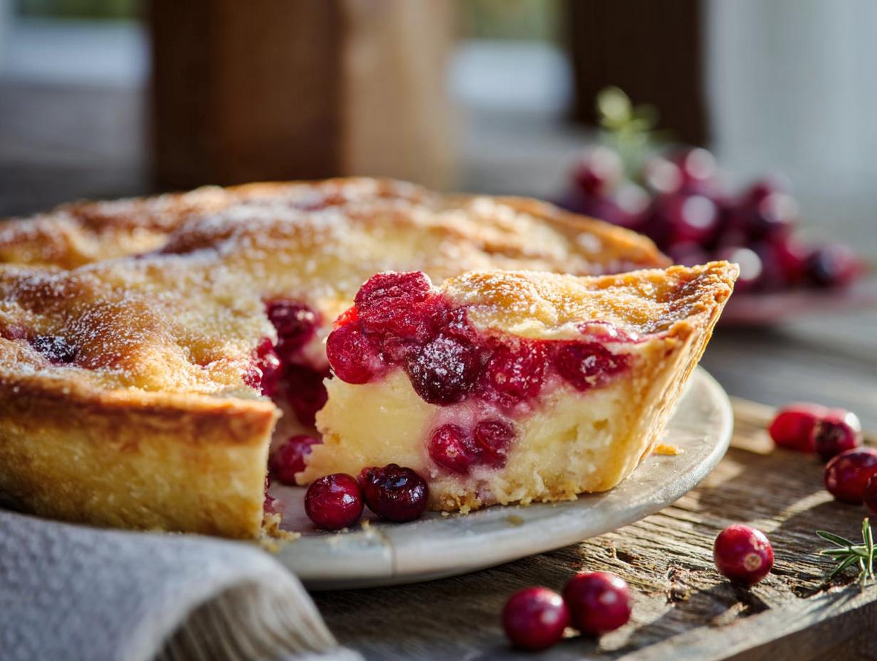 Home 16 Cranberry Custard Pie