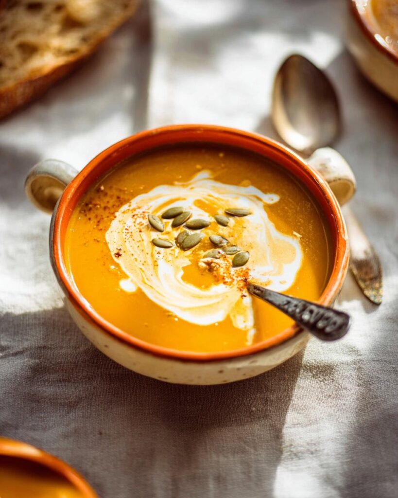 Creamy Vegan Pumpkin Soup Ready in 35 Minutes 3 Creamy Vegan Pumpkin Soup