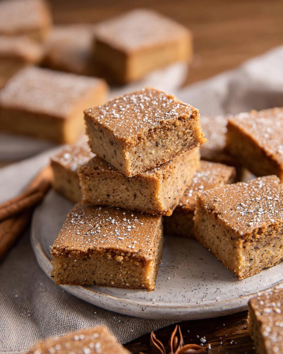 Dirty Chai Blondies - detail 1