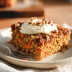 Easy Flourless Oatmeal Carrot Cake