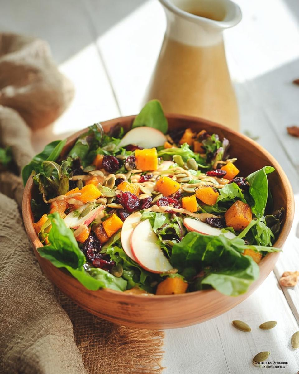 6 Easy Fall Harvest Salad with Pumpkin Vinaigrette 3 Fall Harvest Salad with Pumpkin Vinaigrette - detail 1
