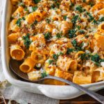 Feta Pumpkin Pasta Bake