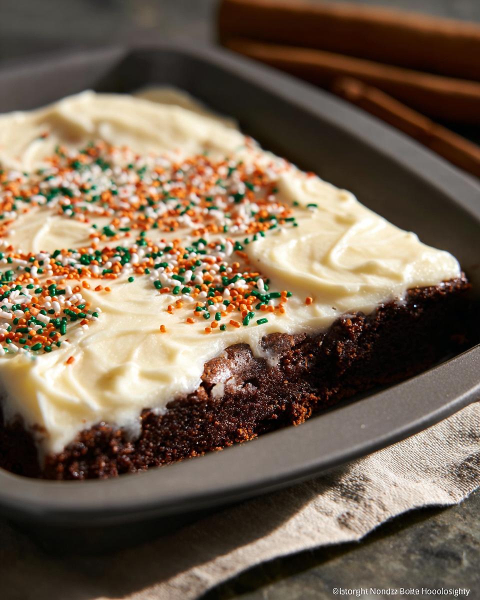 Frosted Gingerbread Brownies 3 Secret Tips 3 Frosted Gingerbread Brownies - detail 1